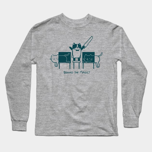 Behind the magic! Long Sleeve T-Shirt by Pockets